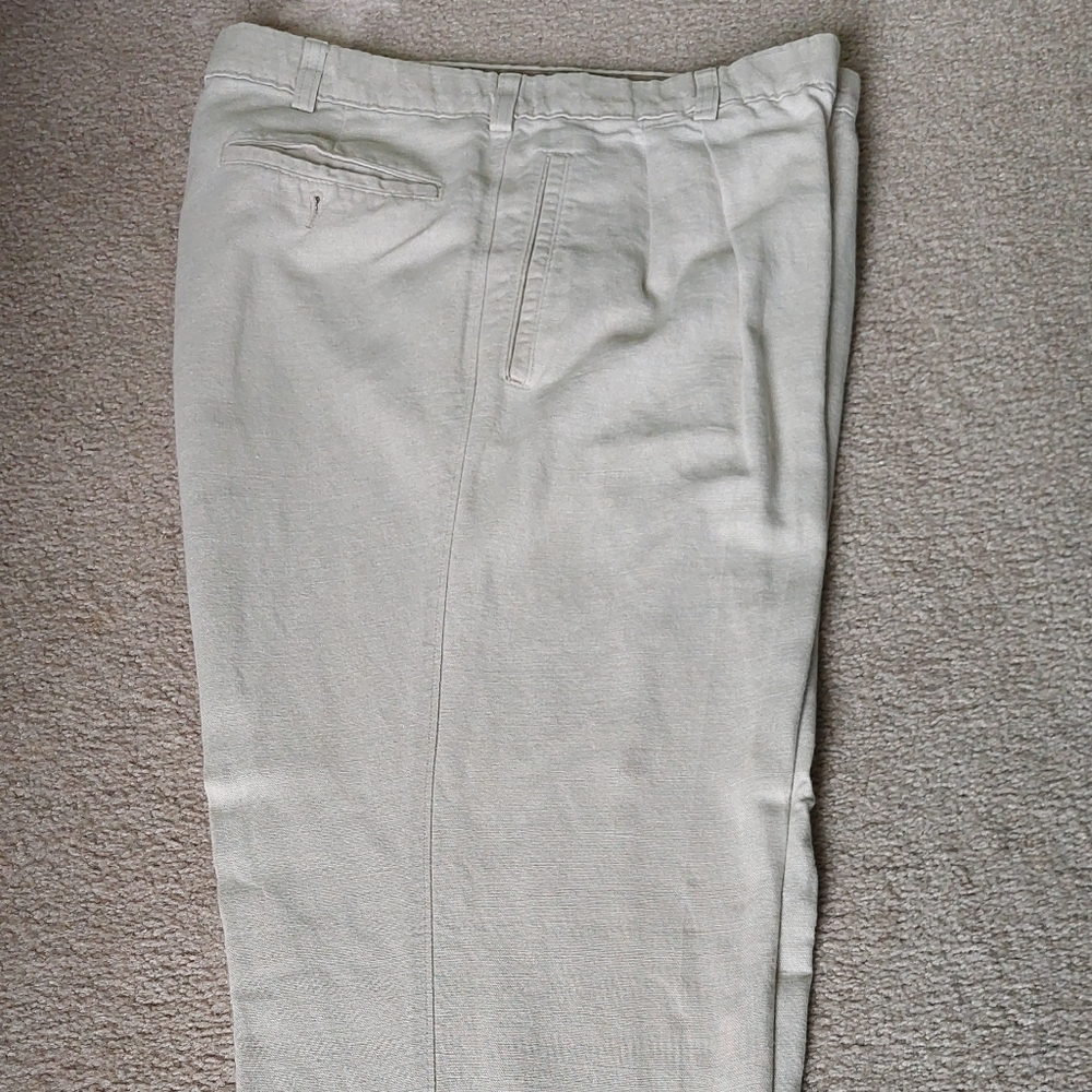 Linen casual dress pants.